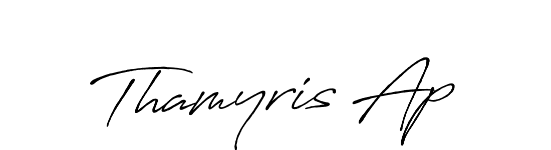 Also we have Thamyris Ap name is the best signature style. Create professional handwritten signature collection using Antro_Vectra_Bolder autograph style. Thamyris Ap signature style 7 images and pictures png