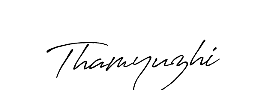 Thamyuzhi stylish signature style. Best Handwritten Sign (Antro_Vectra_Bolder) for my name. Handwritten Signature Collection Ideas for my name Thamyuzhi. Thamyuzhi signature style 7 images and pictures png