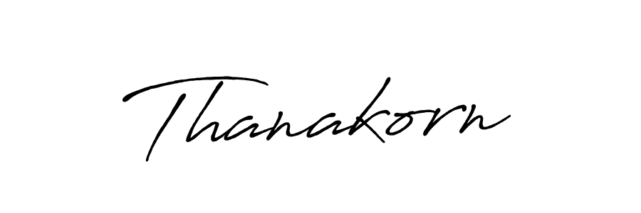 How to make Thanakorn signature? Antro_Vectra_Bolder is a professional autograph style. Create handwritten signature for Thanakorn name. Thanakorn signature style 7 images and pictures png