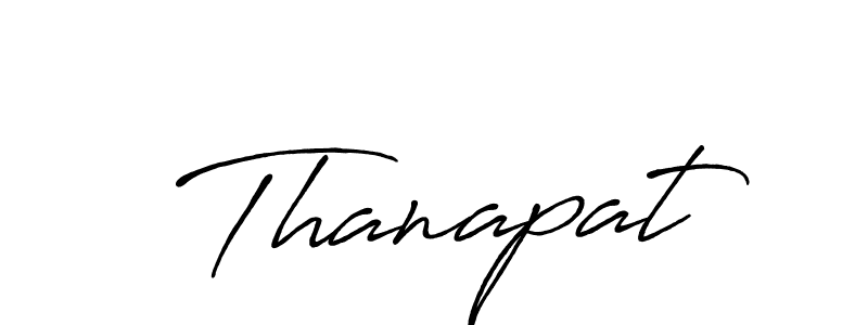 Thanapat stylish signature style. Best Handwritten Sign (Antro_Vectra_Bolder) for my name. Handwritten Signature Collection Ideas for my name Thanapat. Thanapat signature style 7 images and pictures png