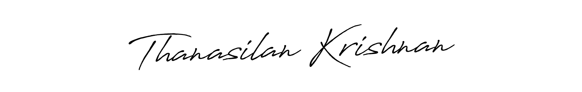 Design your own signature with our free online signature maker. With this signature software, you can create a handwritten (Antro_Vectra_Bolder) signature for name Thanasilan Krishnan. Thanasilan Krishnan signature style 7 images and pictures png