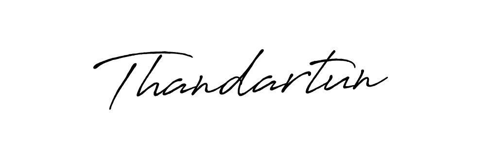 Make a beautiful signature design for name Thandartun. With this signature (Antro_Vectra_Bolder) style, you can create a handwritten signature for free. Thandartun signature style 7 images and pictures png