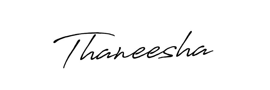 Make a beautiful signature design for name Thaneesha. Use this online signature maker to create a handwritten signature for free. Thaneesha signature style 7 images and pictures png