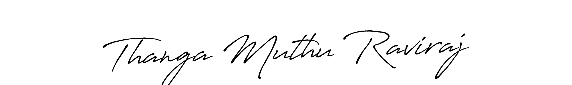 Thanga Muthu Raviraj stylish signature style. Best Handwritten Sign (Antro_Vectra_Bolder) for my name. Handwritten Signature Collection Ideas for my name Thanga Muthu Raviraj. Thanga Muthu Raviraj signature style 7 images and pictures png