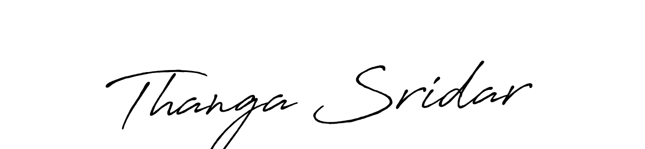 How to Draw Thanga Sridar signature style? Antro_Vectra_Bolder is a latest design signature styles for name Thanga Sridar. Thanga Sridar signature style 7 images and pictures png