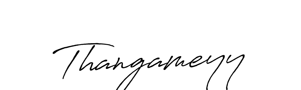 Create a beautiful signature design for name Thangameyy. With this signature (Antro_Vectra_Bolder) fonts, you can make a handwritten signature for free. Thangameyy signature style 7 images and pictures png