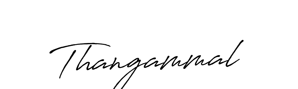 Also we have Thangammal name is the best signature style. Create professional handwritten signature collection using Antro_Vectra_Bolder autograph style. Thangammal signature style 7 images and pictures png