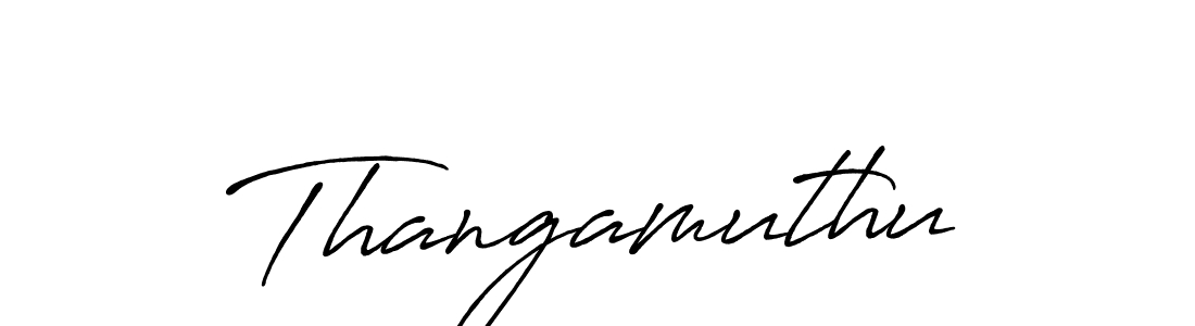 You should practise on your own different ways (Antro_Vectra_Bolder) to write your name (Thangamuthu) in signature. don't let someone else do it for you. Thangamuthu signature style 7 images and pictures png