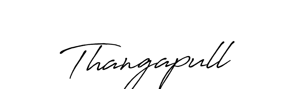 Create a beautiful signature design for name Thangapull. With this signature (Antro_Vectra_Bolder) fonts, you can make a handwritten signature for free. Thangapull signature style 7 images and pictures png