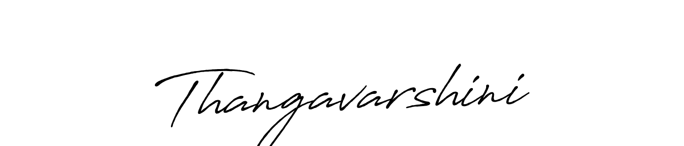 Create a beautiful signature design for name Thangavarshini. With this signature (Antro_Vectra_Bolder) fonts, you can make a handwritten signature for free. Thangavarshini signature style 7 images and pictures png