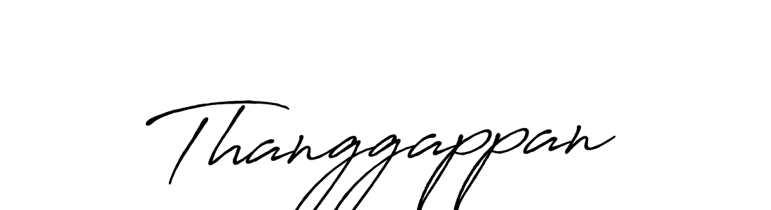 You should practise on your own different ways (Antro_Vectra_Bolder) to write your name (Thanggappan) in signature. don't let someone else do it for you. Thanggappan signature style 7 images and pictures png