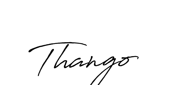 Design your own signature with our free online signature maker. With this signature software, you can create a handwritten (Antro_Vectra_Bolder) signature for name Thango. Thango signature style 7 images and pictures png