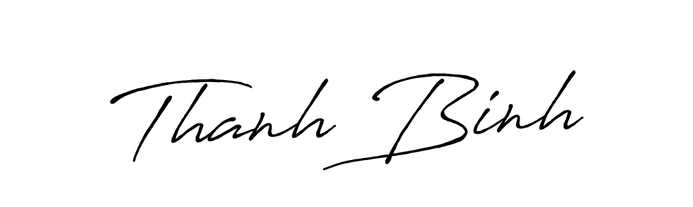 Thanh Binh stylish signature style. Best Handwritten Sign (Antro_Vectra_Bolder) for my name. Handwritten Signature Collection Ideas for my name Thanh Binh. Thanh Binh signature style 7 images and pictures png