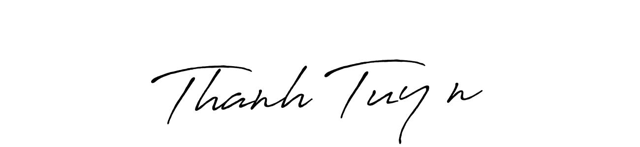 Thanh Tuyền stylish signature style. Best Handwritten Sign (Antro_Vectra_Bolder) for my name. Handwritten Signature Collection Ideas for my name Thanh Tuyền. Thanh Tuyền signature style 7 images and pictures png