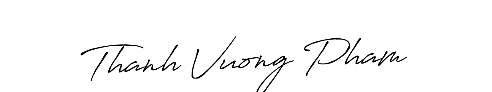 You should practise on your own different ways (Antro_Vectra_Bolder) to write your name (Thanh Vuong Pham) in signature. don't let someone else do it for you. Thanh Vuong Pham signature style 7 images and pictures png