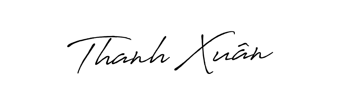 Similarly Antro_Vectra_Bolder is the best handwritten signature design. Signature creator online .You can use it as an online autograph creator for name Thanh Xuân. Thanh Xuân signature style 7 images and pictures png