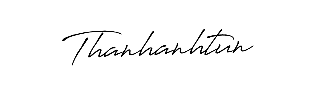 The best way (Antro_Vectra_Bolder) to make a short signature is to pick only two or three words in your name. The name Thanhanhtun include a total of six letters. For converting this name. Thanhanhtun signature style 7 images and pictures png