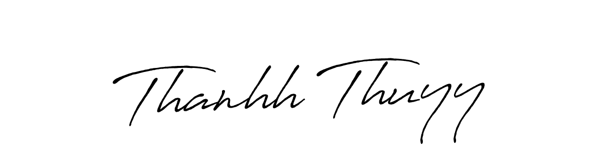 You should practise on your own different ways (Antro_Vectra_Bolder) to write your name (Thanhh Thuyy) in signature. don't let someone else do it for you. Thanhh Thuyy signature style 7 images and pictures png