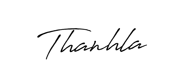 Similarly Antro_Vectra_Bolder is the best handwritten signature design. Signature creator online .You can use it as an online autograph creator for name Thanhla. Thanhla signature style 7 images and pictures png
