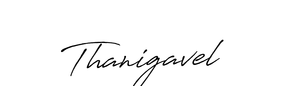Also we have Thanigavel name is the best signature style. Create professional handwritten signature collection using Antro_Vectra_Bolder autograph style. Thanigavel signature style 7 images and pictures png
