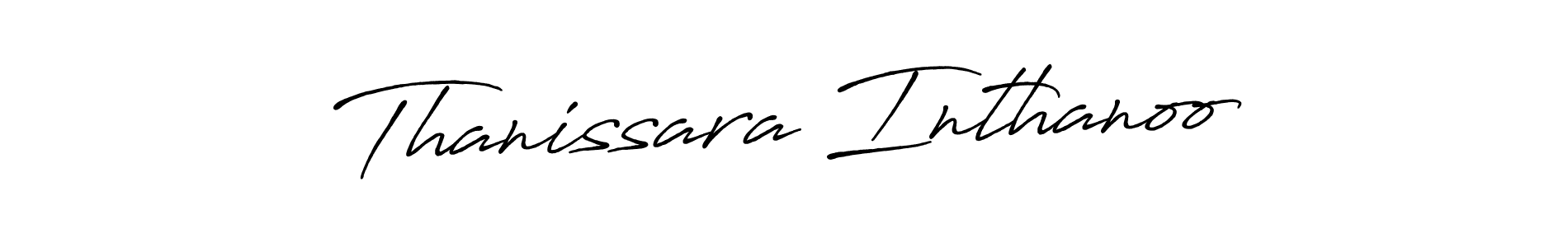 Make a short Thanissara Inthanoo signature style. Manage your documents anywhere anytime using Antro_Vectra_Bolder. Create and add eSignatures, submit forms, share and send files easily. Thanissara Inthanoo signature style 7 images and pictures png