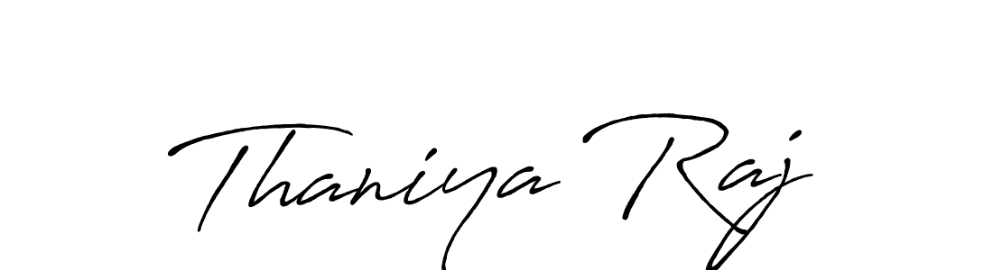 You should practise on your own different ways (Antro_Vectra_Bolder) to write your name (Thaniya Raj) in signature. don't let someone else do it for you. Thaniya Raj signature style 7 images and pictures png