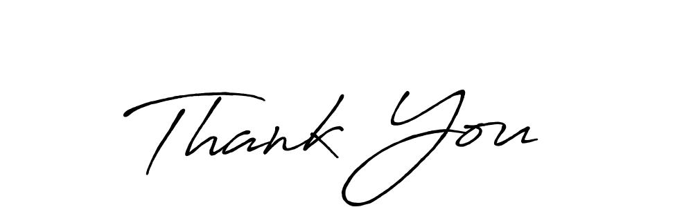 Once you've used our free online signature maker to create your best signature Antro_Vectra_Bolder style, it's time to enjoy all of the benefits that Thank You  name signing documents. Thank You  signature style 7 images and pictures png