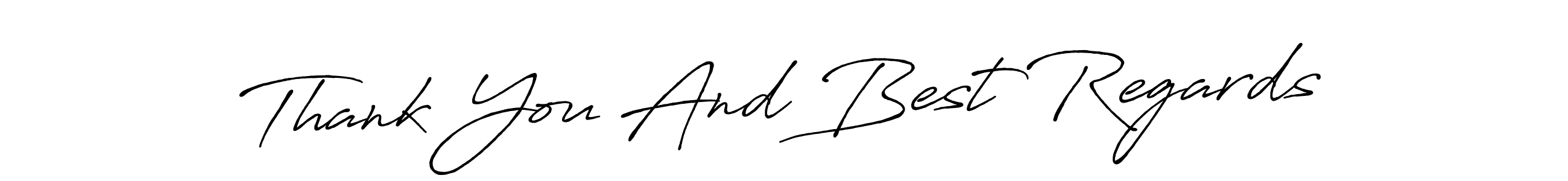 Make a beautiful signature design for name Thank You And Best Regards. Use this online signature maker to create a handwritten signature for free. Thank You And Best Regards signature style 7 images and pictures png