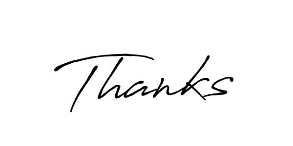 Also we have Thanks name is the best signature style. Create professional handwritten signature collection using Antro_Vectra_Bolder autograph style. Thanks signature style 7 images and pictures png