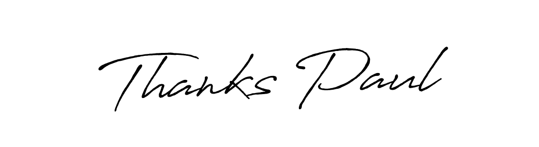 Similarly Antro_Vectra_Bolder is the best handwritten signature design. Signature creator online .You can use it as an online autograph creator for name Thanks Paul. Thanks Paul signature style 7 images and pictures png