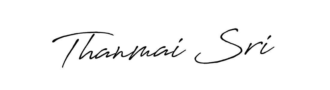 if you are searching for the best signature style for your name Thanmai Sri. so please give up your signature search. here we have designed multiple signature styles  using Antro_Vectra_Bolder. Thanmai Sri signature style 7 images and pictures png