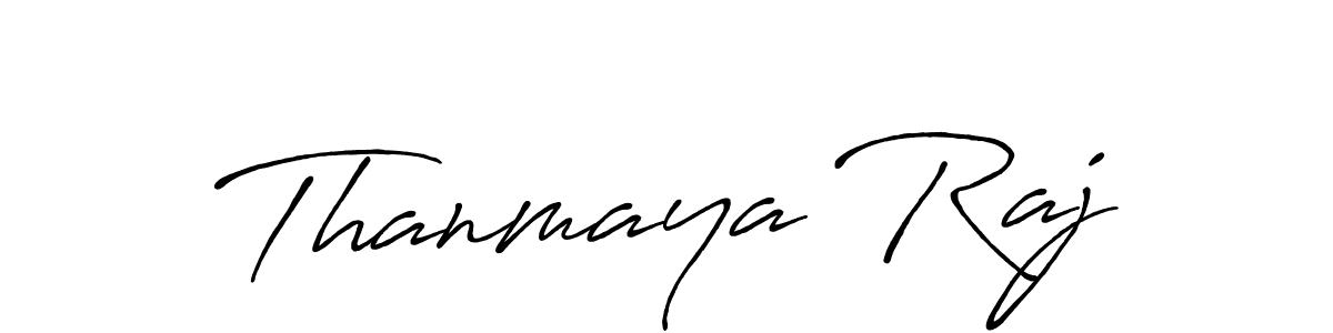 Antro_Vectra_Bolder is a professional signature style that is perfect for those who want to add a touch of class to their signature. It is also a great choice for those who want to make their signature more unique. Get Thanmaya Raj name to fancy signature for free. Thanmaya Raj signature style 7 images and pictures png