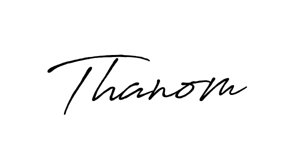 Similarly Antro_Vectra_Bolder is the best handwritten signature design. Signature creator online .You can use it as an online autograph creator for name Thanom. Thanom signature style 7 images and pictures png