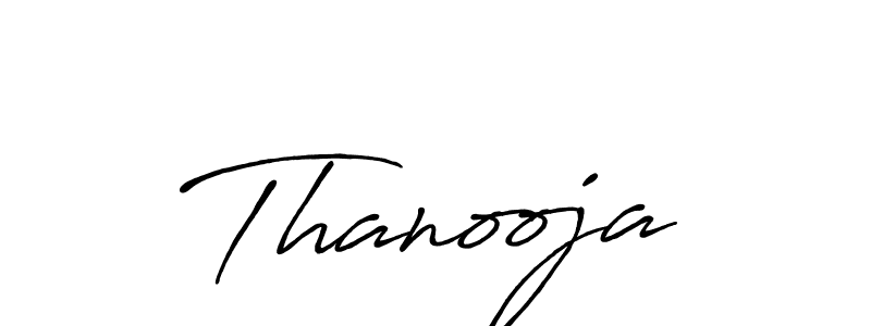 The best way (Antro_Vectra_Bolder) to make a short signature is to pick only two or three words in your name. The name Thanooja include a total of six letters. For converting this name. Thanooja signature style 7 images and pictures png