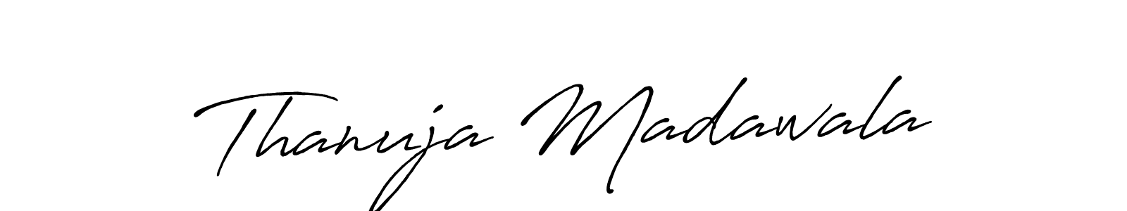 Also You can easily find your signature by using the search form. We will create Thanuja Madawala name handwritten signature images for you free of cost using Antro_Vectra_Bolder sign style. Thanuja Madawala signature style 7 images and pictures png