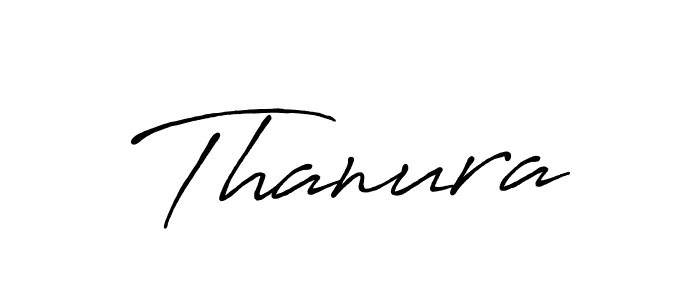 Create a beautiful signature design for name Thanura. With this signature (Antro_Vectra_Bolder) fonts, you can make a handwritten signature for free. Thanura signature style 7 images and pictures png