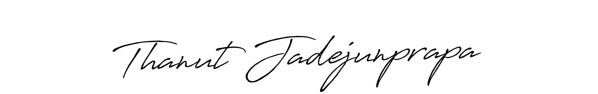You can use this online signature creator to create a handwritten signature for the name Thanut Jadejunprapa. This is the best online autograph maker. Thanut Jadejunprapa signature style 7 images and pictures png