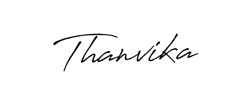 Best and Professional Signature Style for Thanvika. Antro_Vectra_Bolder Best Signature Style Collection. Thanvika signature style 7 images and pictures png