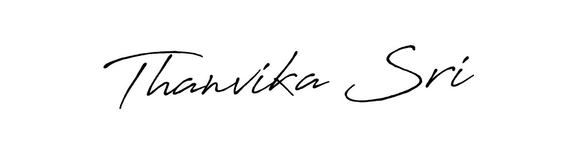 Also You can easily find your signature by using the search form. We will create Thanvika Sri name handwritten signature images for you free of cost using Antro_Vectra_Bolder sign style. Thanvika Sri signature style 7 images and pictures png