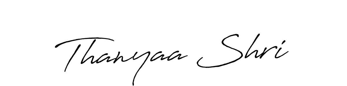 It looks lik you need a new signature style for name Thanyaa Shri. Design unique handwritten (Antro_Vectra_Bolder) signature with our free signature maker in just a few clicks. Thanyaa Shri signature style 7 images and pictures png