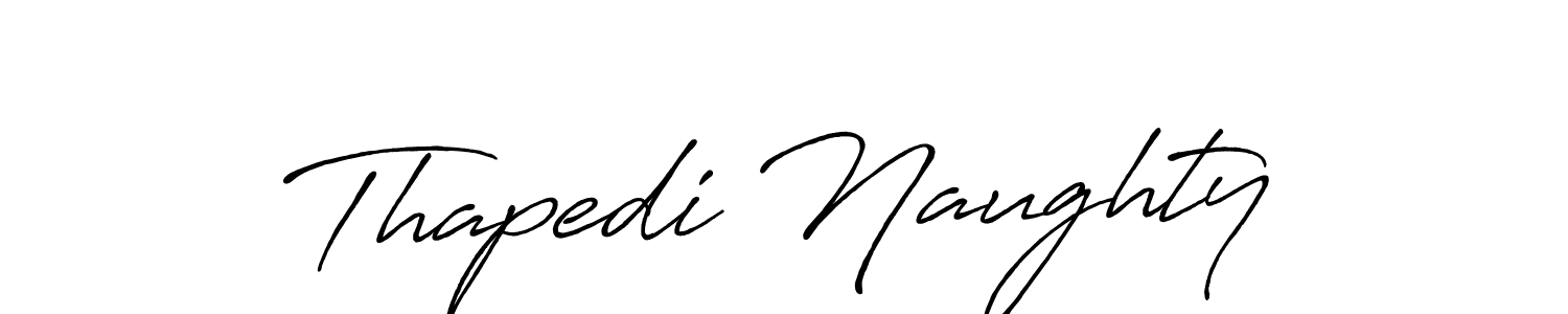 It looks lik you need a new signature style for name Thapedi Naughty. Design unique handwritten (Antro_Vectra_Bolder) signature with our free signature maker in just a few clicks. Thapedi Naughty signature style 7 images and pictures png