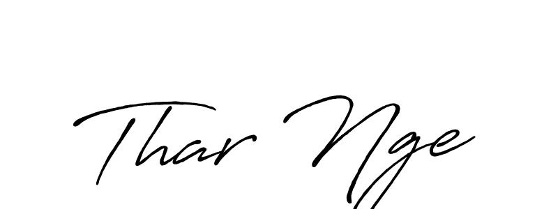 Also we have Thar Nge name is the best signature style. Create professional handwritten signature collection using Antro_Vectra_Bolder autograph style. Thar Nge signature style 7 images and pictures png