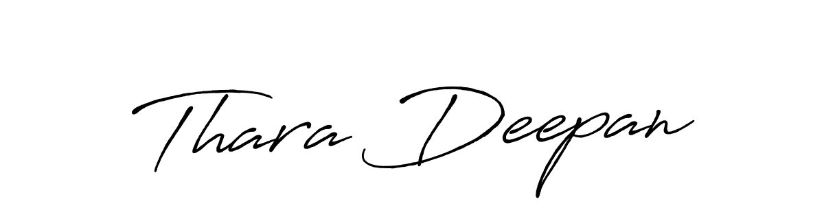 You can use this online signature creator to create a handwritten signature for the name Thara Deepan. This is the best online autograph maker. Thara Deepan signature style 7 images and pictures png