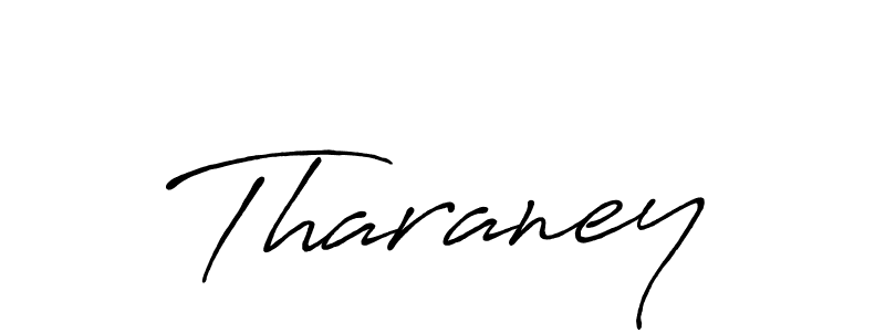 Similarly Antro_Vectra_Bolder is the best handwritten signature design. Signature creator online .You can use it as an online autograph creator for name Tharaney. Tharaney signature style 7 images and pictures png