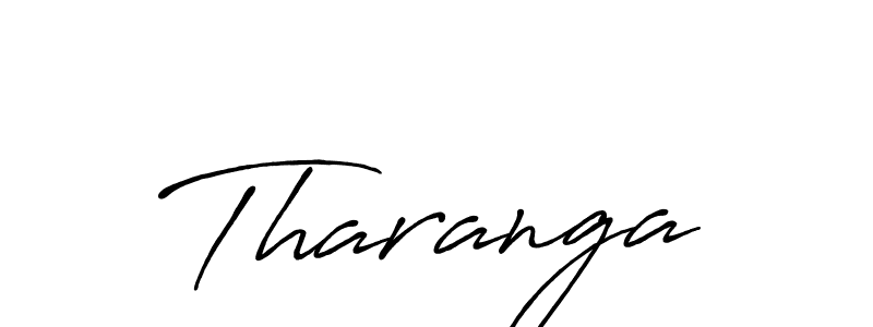 Tharanga stylish signature style. Best Handwritten Sign (Antro_Vectra_Bolder) for my name. Handwritten Signature Collection Ideas for my name Tharanga. Tharanga signature style 7 images and pictures png