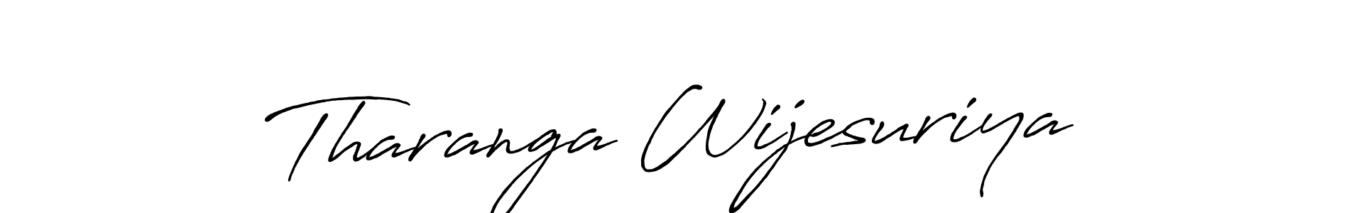 Antro_Vectra_Bolder is a professional signature style that is perfect for those who want to add a touch of class to their signature. It is also a great choice for those who want to make their signature more unique. Get Tharanga Wijesuriya name to fancy signature for free. Tharanga Wijesuriya signature style 7 images and pictures png