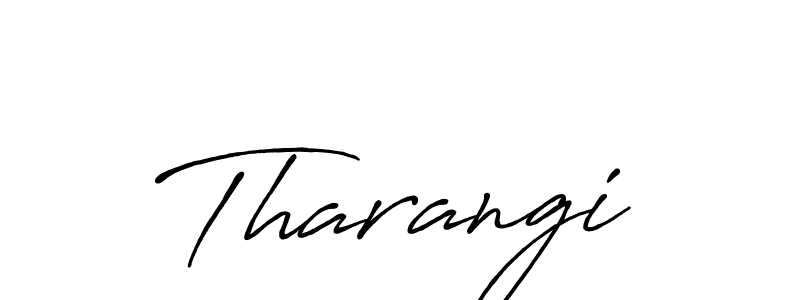 Create a beautiful signature design for name Tharangi. With this signature (Antro_Vectra_Bolder) fonts, you can make a handwritten signature for free. Tharangi signature style 7 images and pictures png