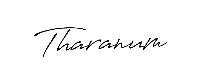 Create a beautiful signature design for name Tharanum. With this signature (Antro_Vectra_Bolder) fonts, you can make a handwritten signature for free. Tharanum signature style 7 images and pictures png