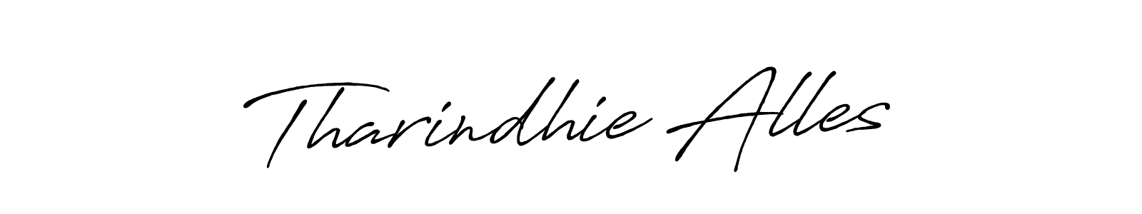 You should practise on your own different ways (Antro_Vectra_Bolder) to write your name (Tharindhie Alles) in signature. don't let someone else do it for you. Tharindhie Alles signature style 7 images and pictures png