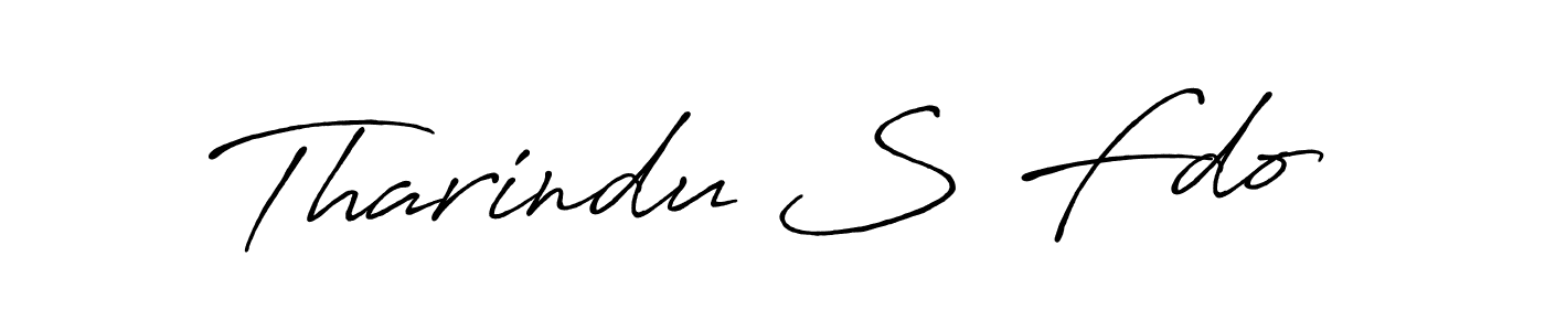 if you are searching for the best signature style for your name Tharindu S Fdo. so please give up your signature search. here we have designed multiple signature styles  using Antro_Vectra_Bolder. Tharindu S Fdo signature style 7 images and pictures png